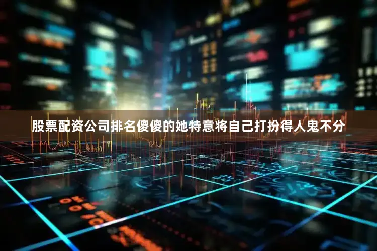 股票配资公司排名傻傻的她特意将自己打扮得人鬼不分